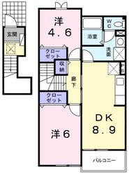 メルヴェーユⅢの物件間取画像